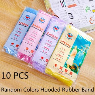 10 Stuks Wegwerp Regenjas Outdoor Wandelen Reizen Waterdichte Poncho Jas Volwassen Duidelijke Transparante Motorfiets Regenkleding 10 stk B