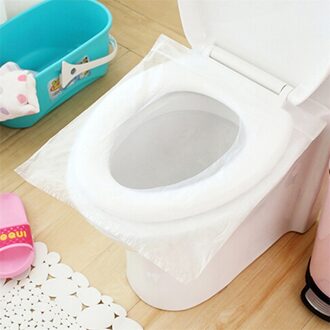 10 Stuks Wegwerp Wc Papier Toilet Seat Cover Mat Voor Reizen Buiten Camping Badkamer Accessoires Wc Gereedschap 10stk