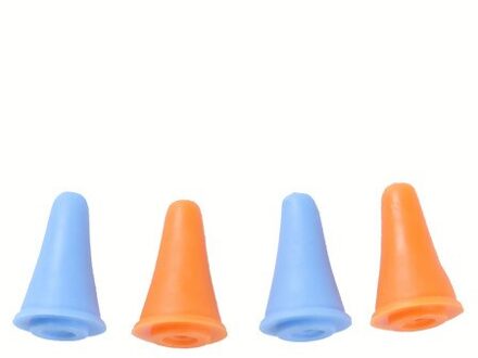 10 Stuks Willekeurige Kleur Rubber Kegel Breien Naalden Cap Tips Silicone Point Protectors Voor Breien Naaien Accessoires 19Mm * 12Mm