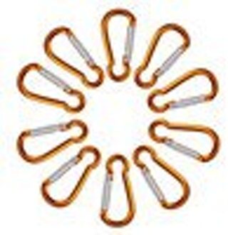 10 Stuks Zwart Aluminium D Karabijnhaak Outdoor Spring Snap Clip Haken Sleutelhanger Klimmen Camping Wandelen Quickdraws In Voorraad # l40