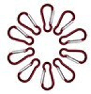 10 Stuks Zwart Aluminium D Karabijnhaak Outdoor Spring Snap Clip Haken Sleutelhanger Klimmen Camping Wandelen Quickdraws In Voorraad # l40