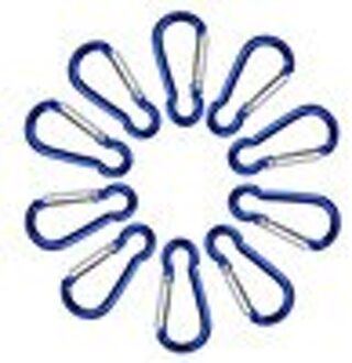 10 Stuks Zwart Aluminium D Karabijnhaak Outdoor Spring Snap Clip Haken Sleutelhanger Klimmen Camping Wandelen Quickdraws In Voorraad # l40