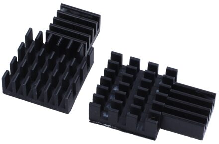10 Stuks Zwart Aluminium Heatsink Cooler Cooling Kit Voor Raspberry Pi 3, Pi 2, Pi Model B +