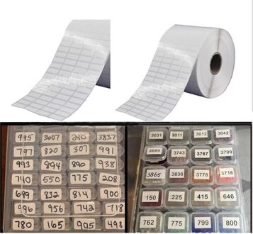 10 Vel/Set Stickers Diamant Classificatie Opslag Onderscheiden Label Stickers Diamant Schilderij Accessoire Borduurwerk Gereedschappen