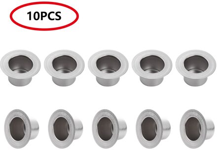 10 Votive Peg Lamp Cups Messing Kleur Afwerking Metalen Theelichtje Pannen Vintage Kaars Houder Lade Diy Tapered Wax Kaars Maken levert zilver B