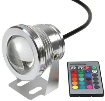 10 w 12 v RGB LED Onderwater Lamp IP68 Waterdicht Fontein Zwembad Vijver Fish Tank Aquarium LED Light Lamp Met afstandsbediening