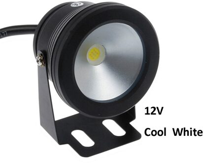 10 W RGB LED Onderwater DC12V IP67 Waterdichte Zwembad LED Lamp voor Thuis Outdoor Path Vijver Landschap Verlichting zwart 10W Cool wit