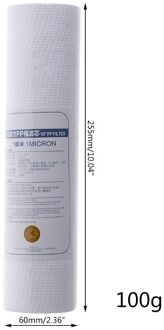 10 "Waterzuiveraar Pp Filter Cartridge 1 Micron Zeef Sediment Vervanging 100g