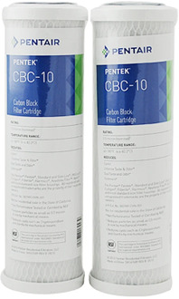 10" x 2.5" Activated Carbon Block Water Filter Cartridge for Water Purifier CBC-10
