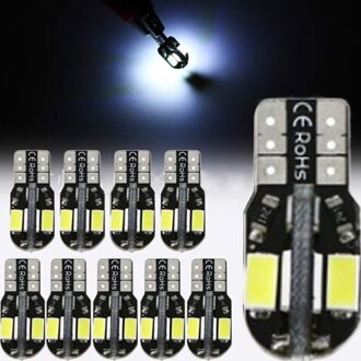10 x Canbus T10 194 168 W5W 5630 8 LED SMD Witte Auto Side Wedge Light Bulb Lamp