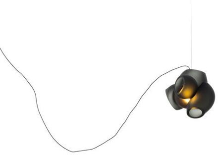 100.1 Semi-rigid Hanglamp - Grijs - 40 mm plafondkapje