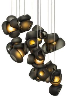 100.11 Random Hanglamp - Grijs - Ronde plafondkap