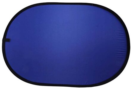 100*150Cm Ovale Inklapbare Draagbare Reflector Blauw En Groen Scherm Chromakey Photo Light Reflector Voor Fotografie