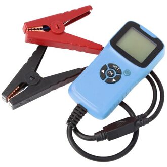 100-1700 Cca Digitale Automotive Diagnostic Batterij Tester Analyzer Voertuig Zwengelen Opladen 12V Auto Batterij Tester Scanner Tool Blauw