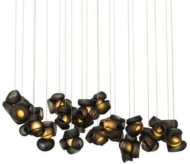 100.20 Random Hanglamp - Grijs - Ronde plafondkap