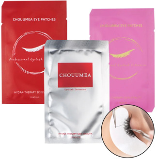 100/200 pair Paper Patches for Eyelash Extensions Under Eye Pads Patches Set Lint Free Eye Tips Sticker Wraps Lash Make Up Tools
