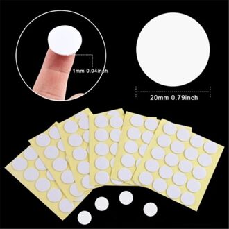 100/200Pcs 20Mm Kaarsenlont Stickers Kaars Maken Sticker Hittebestendigheid Dubbelzijdige Stickers Voor Wax vaste Kaars Diy Maken 200stk