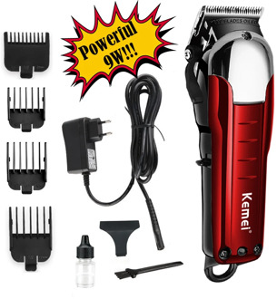 100-240V kemei KM-2608 professional Cordless hair clipper electric trimmer powerful hair shaving machine hair cutting beard