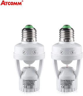 100-240V Socket E27 Converter With PIR Motion Sensor Ampoule LED E27 Lamp Base Intelligent Light Bulb Switch