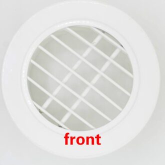 100-250mm aluminium Air Vent Grill Cover ronde Single layer louvre winddicht/regendicht jaloezie