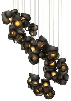 100.28 Random Hanglamp - Grijs - Rechthoekige plafondkap