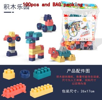 100-300 Pcs Classic Gratis Geassembleerde Bouwsteen Met Speelgoed Opslag Met Doos Speelgoed Voor Kinderen Donker Kaki