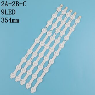 100% 5 Pcs Led Backlight Strip 40 "39" Ndv REV1.0 Abc Type VES400UNDC-01 VES400UNDS-02 03 40L1333DB 40L3453DB 40PFL3018T/12