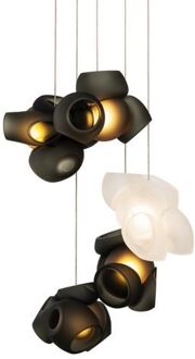 100.5 Random Hanglamp - Grijs met transparant