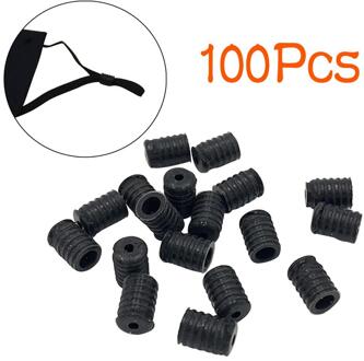 100/50 Pcs Touw Koord Lock Plastic Stopper Cord End Toggle Clip Gesp Koortjes Elastische Koord Richter Masker Elastische Gesp 100 stk