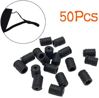 100/50 Pcs Touw Koord Lock Plastic Stopper Cord End Toggle Clip Gesp Koortjes Elastische Koord Richter Masker Elastische Gesp 50 stk