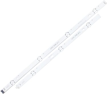 100% 6 stuks/partij 7LED 864mm LF-51-FHD-A/B LED Backlight Strip Voor COB 43LF51 FHD Rev02 EEN/ b-Type LED verlichting 43LX300C-CA