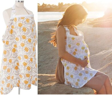 100*70Cm Multi-Functionele Borstvoeding Voeden Handdoek Voeden Sling Strap Zwangere Vrouwen Kleding Moedermelk Handdoek 07