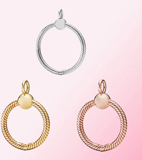 100% 925 Sterling Silver 2019 Autumn Moments O Pendant High Quality Women's Jewelry Factory Wholesale Free Shipping