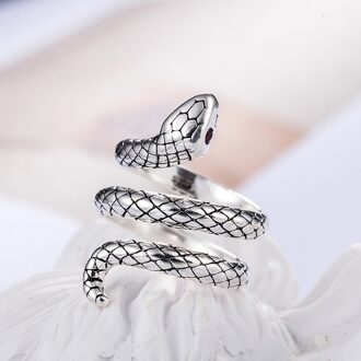 100% 925 Sterling Zilver Sweet Snake Animal Dames Vinger Ringen Sieraden Vrouwen Geen Fade