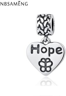 100% 925 Sterling Zilveren Kralen Charm Vlinder Op Hart Hanger Charmes Fit Vrouwen Armbanden Ketting Diy Sieraden