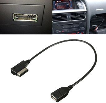 100% Brand New USB Music Interface AMI MMI AUX Cable For A3 A4 A5 A6 A7 A8 Q5 Q7 R8 Supports Hot-plugging