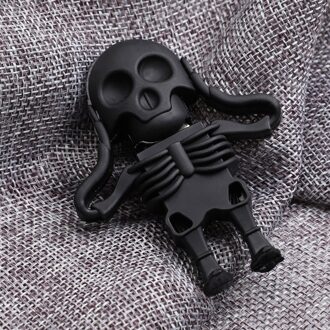 100% Capaciteit Usb Flash Drive Zwarte Kleine Schedel Usb Super Micro Pen Drive 1/4/8/16/32/64Gb Waterdichte Usb Memory Stick zwart 4GB
