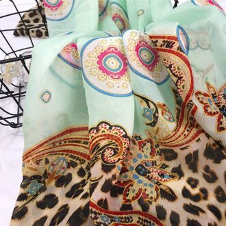 100 cm * 150 cm Dunne koele dunne print graceful print chiffon rok stof 8