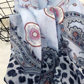 100 cm * 150 cm Dunne koele dunne print graceful print chiffon rok stof 9