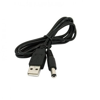 100 cm Lengte Beste Zwarte Usb-poort 5 V 5.5*2.1mm DC Barrel Power Kabel Connector Voor Kleine elektronica Apparaten usb verlengkabel