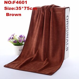 100% Cottonnon-Fading Microfiber Jacquard Zachte Bamboevezel Handdoek Verdikte Absorberende Towe Forhome Hotel Schoonheidssalon F4601 bruin