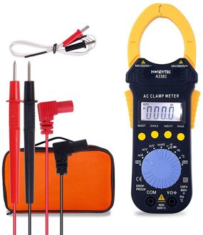 100% Digitale ESR Meter Stroomtang 40nF ~ 100μF Condensator Capaciteit Meter Ampèremeter Tang Met Probe Tester En Tas