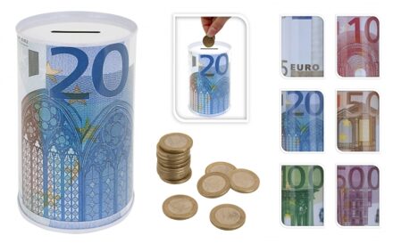 100 eurobiljet spaarpot 13 cm - Spaarpotten Multikleur