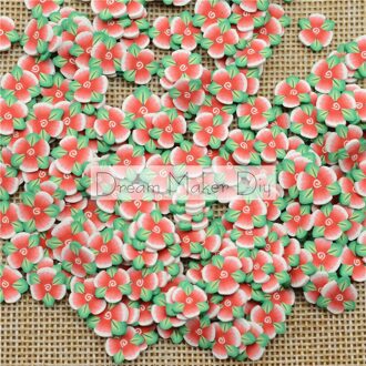 100 G/partij 5Mm-10Mm Polymeer Klei Sprinkles Bloem Voor Ambachten Maken, Diy mengen size 10g