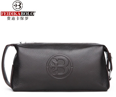 100% Genuine Leather Men Wallets Black Male Clutch Bags Cow Leather Men Purses Man Purse Fashion Long Men Clutches Top Quality