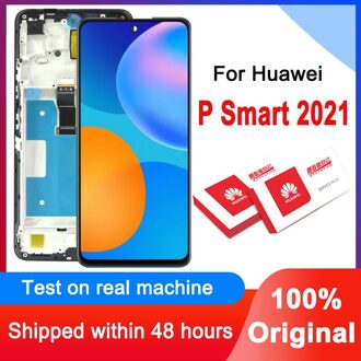 100% Getest 6.67 ''Ips Display Voor Huawei P Smart PPA-LX2 Lcd Touch Screen Digitizer Vergadering Voor Honor X10 lite/Y7A Lcd zwart met kader