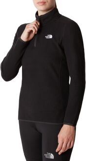 100 Glacier 1/4 Zip Fleece Sweater Dames zwart - XL