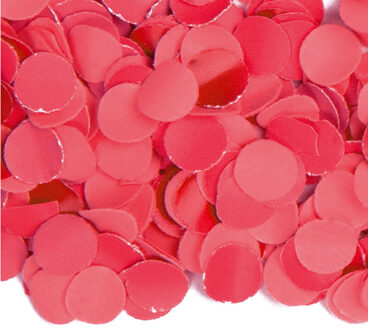 100 gram party confetti kleur fuchsia roze - Feestartikelen