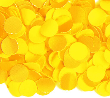 100 gram party confetti kleur geel