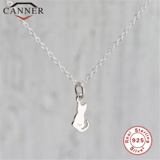 100% High Quality 925 Sterling Silver Animal Pendant Necklace Women Cat/Eagle wings Chain Necklace Fashion Jewelry Drop shipping